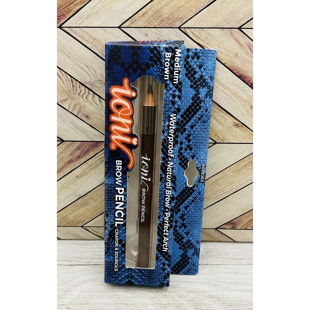 IONI Brow Pencil Medium Brown Waterproof Natural Eyebrow Definer New